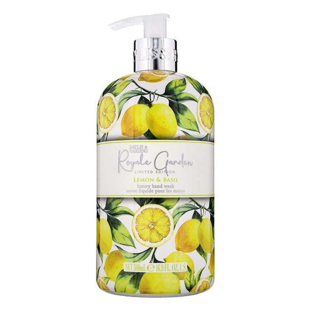 Baylis&Harding Royale Garden Lemon&Basil hand soap, 500ml (RGHWLB)