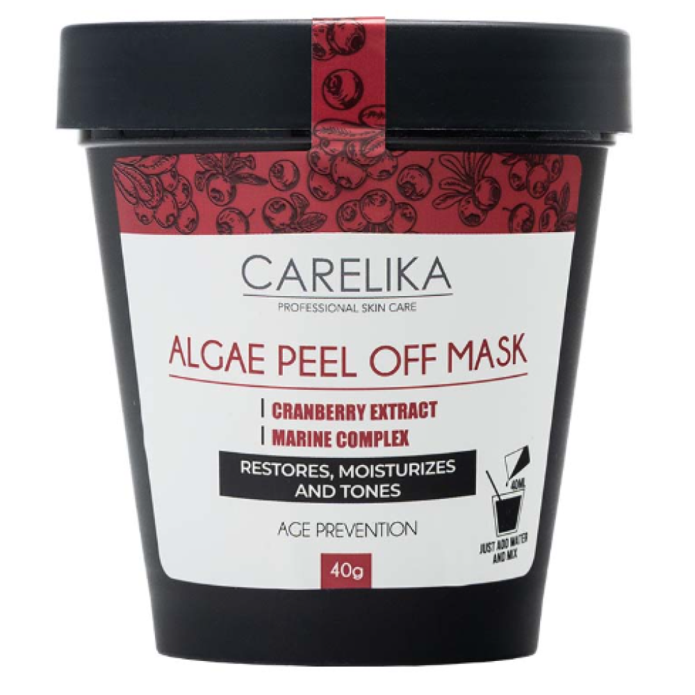 CARELIKA Algea Peel Off Mask Cranberry Extract, 40gr. (CPGCRM035)