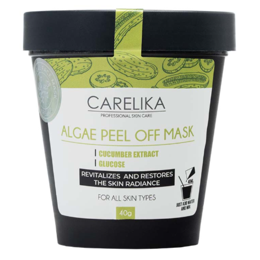 CARELIKA Algea Peel Off Mask Cucumber Extract, 40gr. (CPGCUM035)