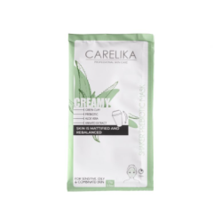 CARELIKA Shaker Prebiotic Creamy Mask Green Clay, 15gr.