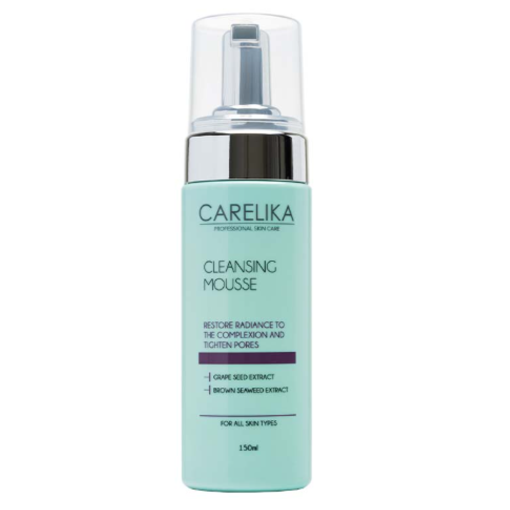 CARELIKA Cleansing Mousse with Grape seed extract, 150ml (CPCF150)