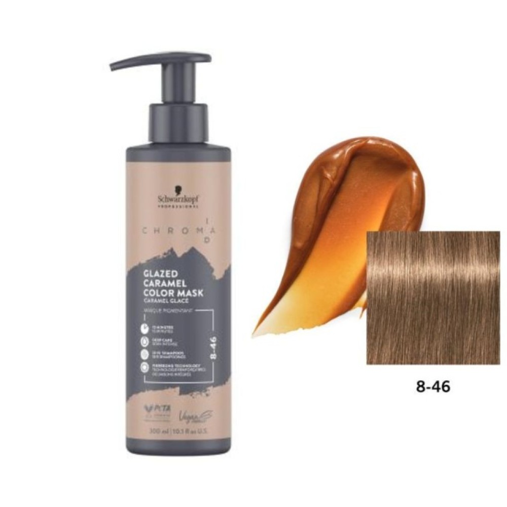 Schwarzkopf Professional CHROMA ID Bonding Mask, Nr.8-46 - GLAZED CARAMEL, 300ml (NHK4850)