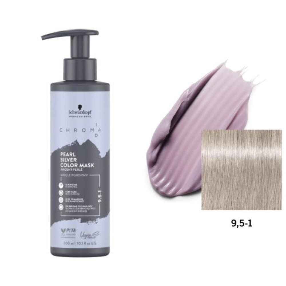 Schwarzkopf Professional CHROMA ID Bonding Mask, Nr.9.5-1 - PEARL SILVER, 300ml (NHK4849)