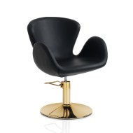 Styling hairdresser chair GOLD HAIR CHARLOTTE