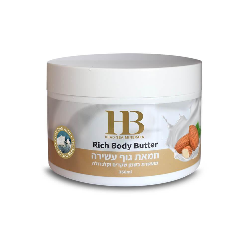 H&B Rich Body Butter - Almond oil and Calendula, 350ml (but-almond)