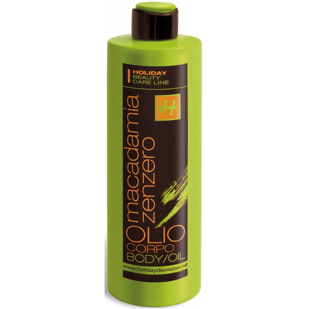 HOLIDAY Eļļa ķermenim, tonizējoša, makadāmijas/ingvers, 500ml (E520)