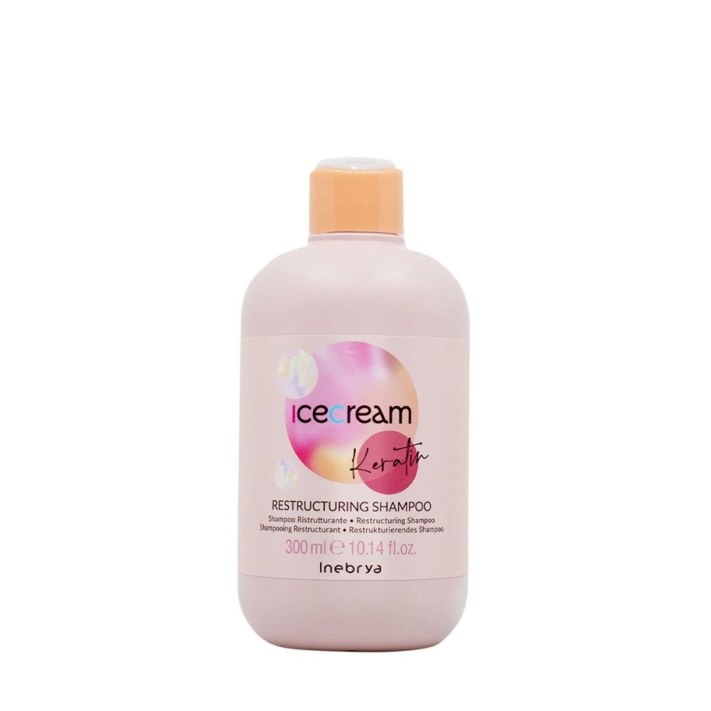 Inebrya Ice Cream Keratin Restructuring Shampoo, 300ml
