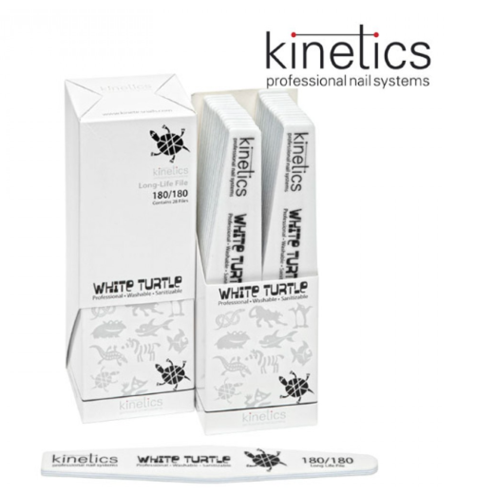 Nail file Kinetics White Turtle 180/180 (KF180)