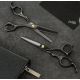 Lameo STAGE PRO SET OFFSET BLACK - Professional Cutting Scissor Set with Case (370.938)