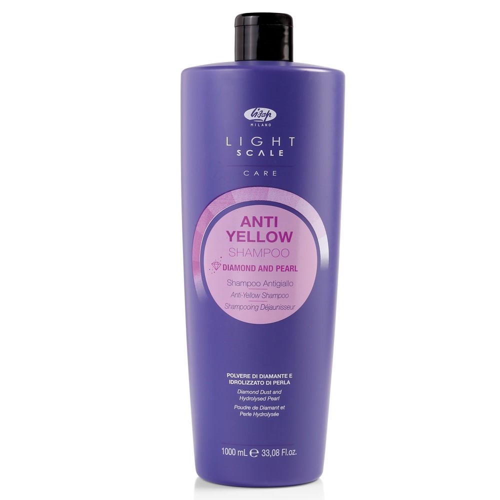 Lisap Milano Anti-yellow Light Scale Shampoo, 1000ml (100930)