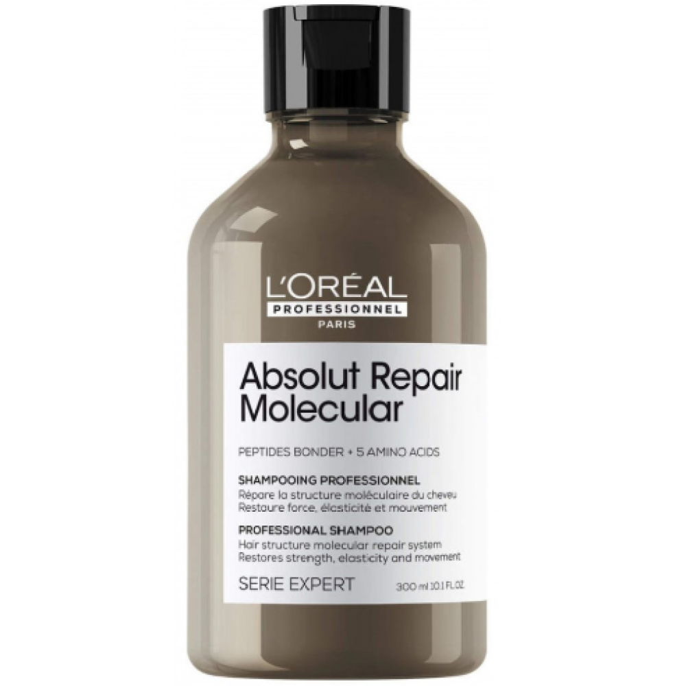 L'Oreal Professionnel Serie Expert Absolut Repair Molecular Shampoo, 300ml (3474637153533)