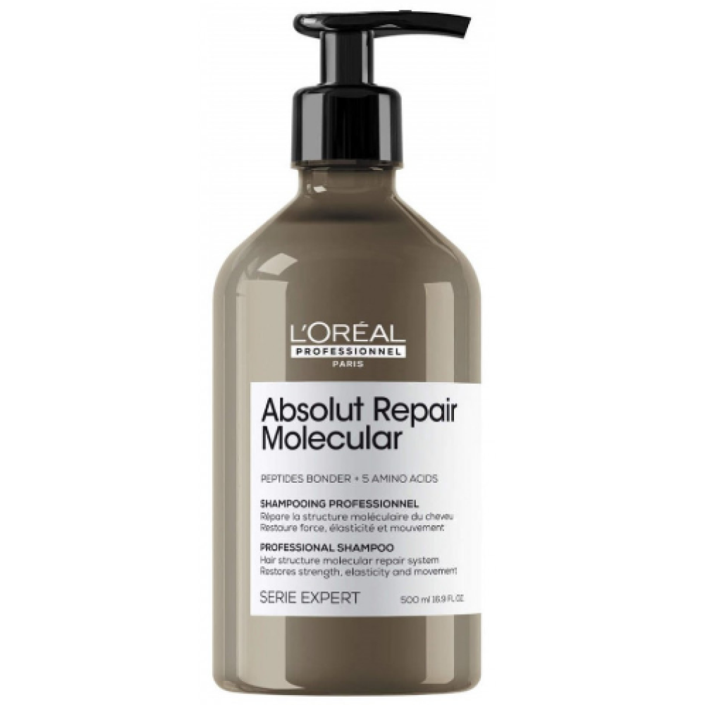 L'Oreal Professionnel Serie Expert Absolut Repair Molecular Shampoo, 500ml (3474637153564)