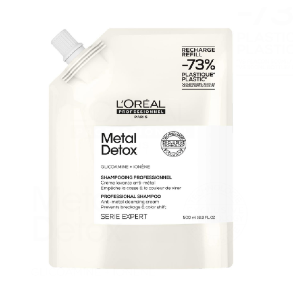 L'Oreal Professionnel Serie Expert Metal Detox Shampoo, 500ml, REFILL (3474637242213)