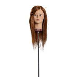 Manekena galva Julia ar naturāliem matiem 40cm