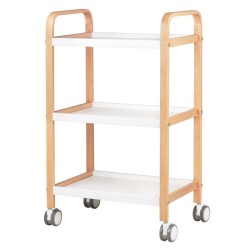 COSMETIC TABLE HS09 WOOD-WHITE
