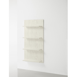 White Larch Wall Display Unit LIBERO EXPO WHITE