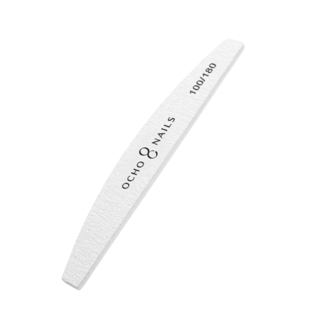 Nail file OCHO NAILS Half Moon File 100/180 (150148)