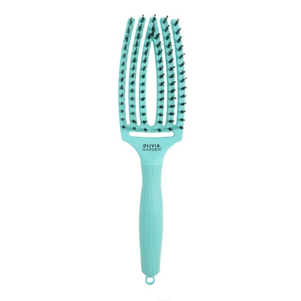 Olivia Garden Fingerbrush TROPICAL MINT Combo Medium (olivia-tr-mint)