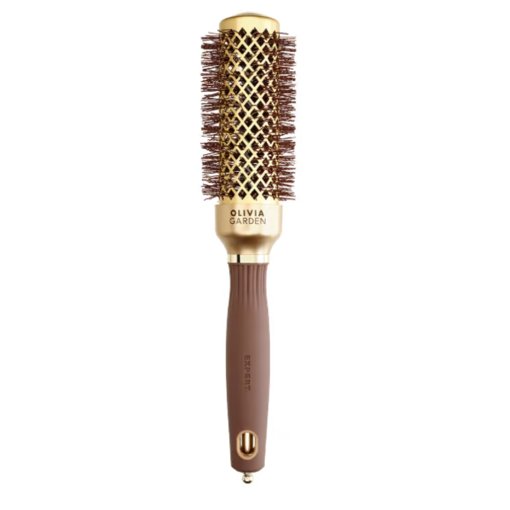 Olivia Garden Expert Blowout Shine Gold hairbrush 35mm (og-shine-brown-35)