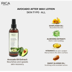 RICA Avocado Oil After wax lotion, 250ml