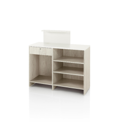 Reception desk VISTA CONSOLLE NATURAL