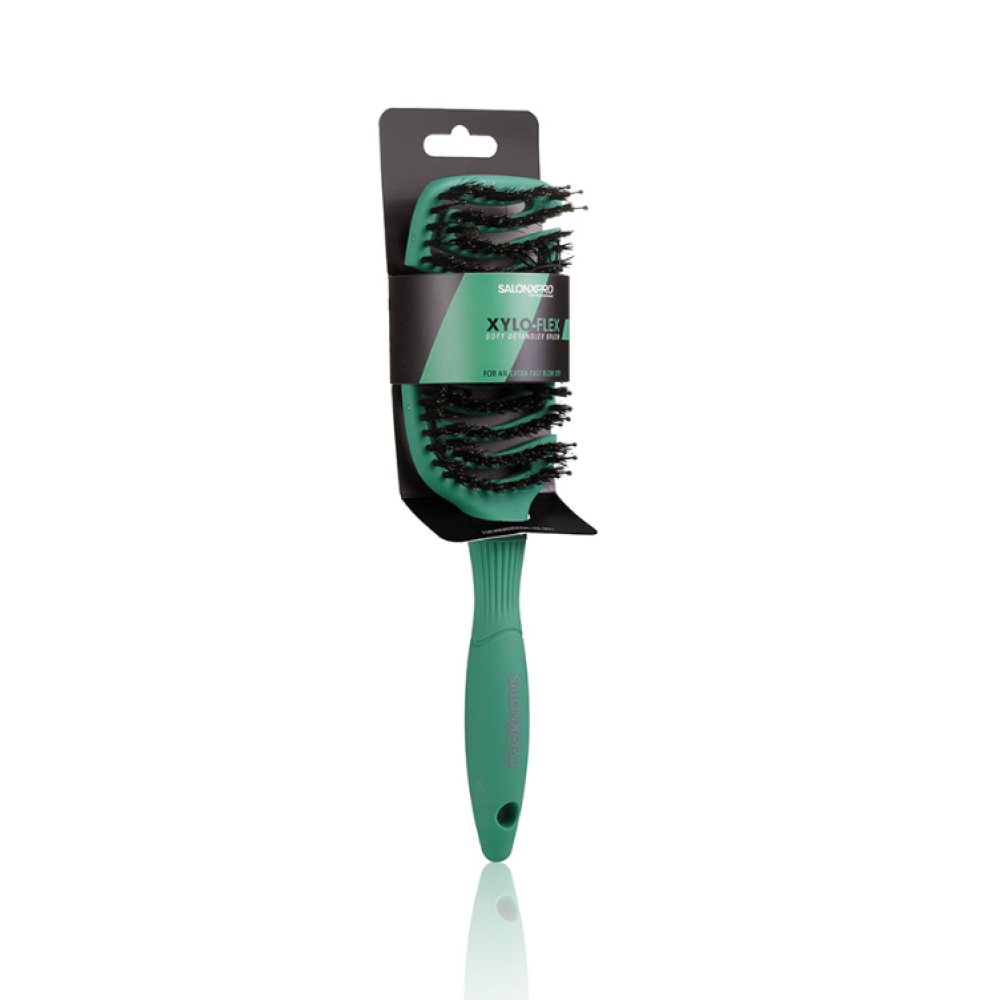 SALONXPRO XYLO-FLEX Detangling brush, green (401.664)