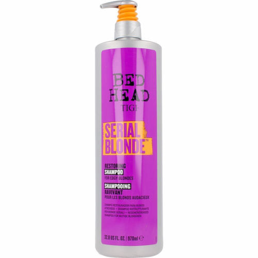 TIGI Bed Head Serial Blonde Restoring Shampoo, 970ml (Serial-bl-sh)