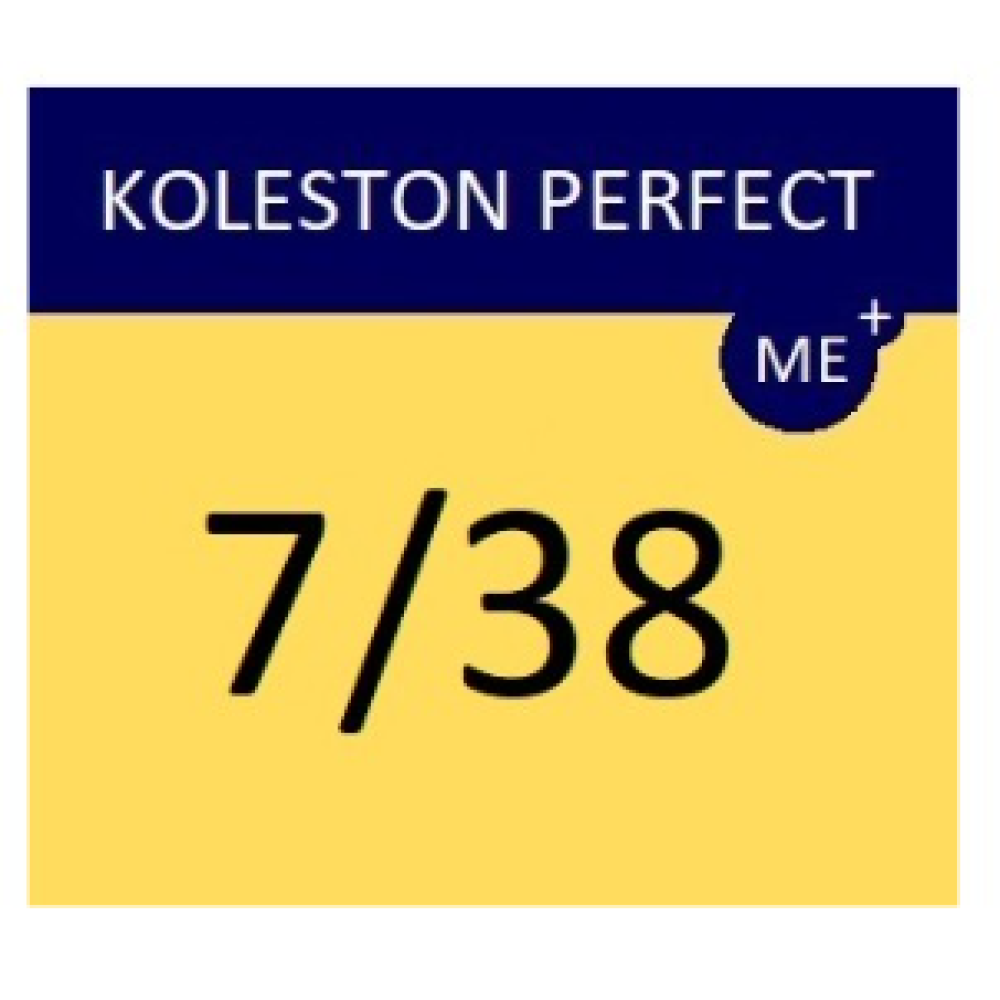 WELLA PROFESSIONALS KOLESTON PERFECT ME+ - Hair colour, 7/38 - MEDIUM BLONDE GOLDEN PEARL (81650701)