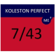 WELLA PROFESSIONALS KOLESTON PERFECT ME+ - Hair colour, 7/43 - MEDIUM RED GOLD BLONDE (81650702)