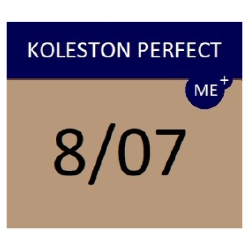 WELLA PROFESSIONALS KOLESTON PERFECT ME+ - Hair colour, 8/07 - LIGHT BLONDE NATURAL BROWN (81650839)