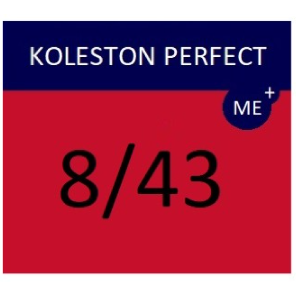 WELLA PROFESSIONALS KOLESTON PERFECT ME+ - Hair colour, 8/43 - LIGHT RED GOLDEN BLONDE (81650846)