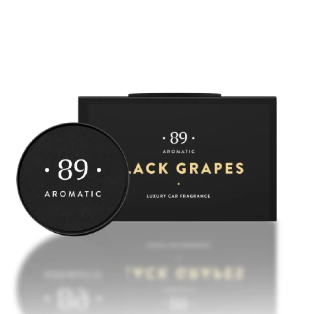 AROMATIC 89 - Car air freshener holder, BLACK GRAPES (4779044093625)