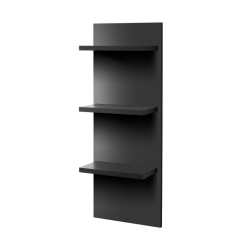 MENSOLA BARBER NERA — Wall Display with Shelves for Barbershops