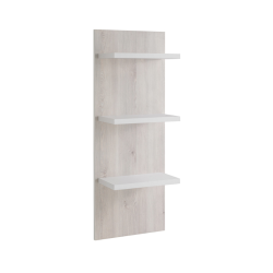 White Wall display with shelves