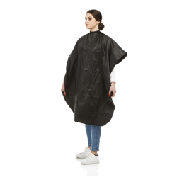 Hair Colouring Cape, PVC, Black
