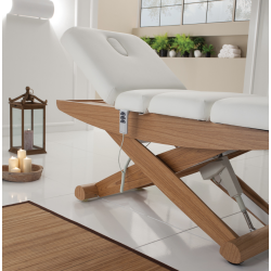 Professional 3-motor electric massage bed with chromotherapy function COLONIAL WOOD SPA