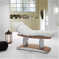 Professional 4-motor electric massage bed with chromotherapy function OCEAN WOOD SPA