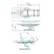 Electric beauty chair Azzurro 708A 4 motors, white (109094)