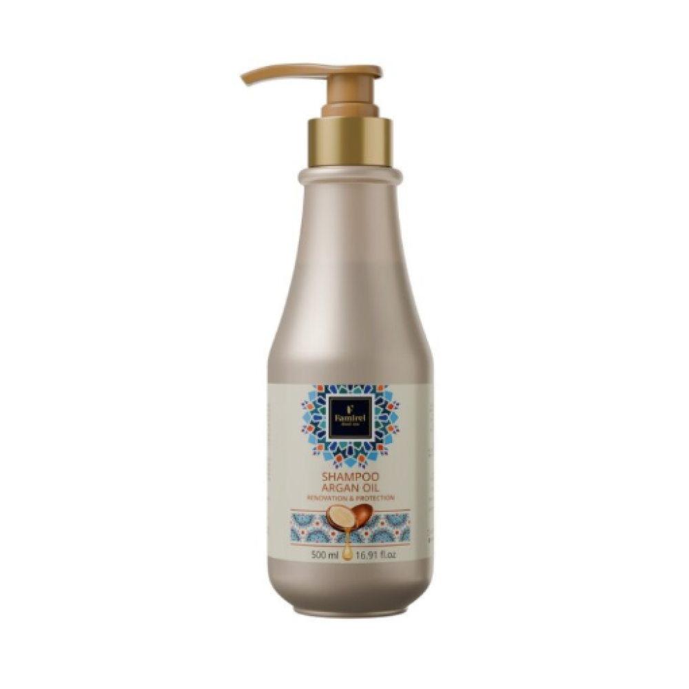 FAMIREL Shampoo Argan Oil Renovation & Protection, 500ml (7290114085861)