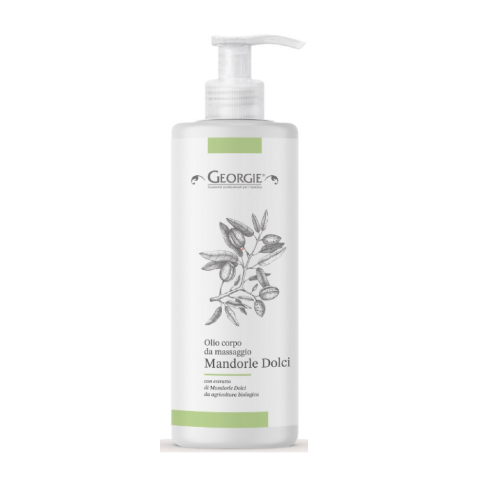 GEORGIE Neutral massage oil, BIO Sweet Almond, 500ml (C4502)