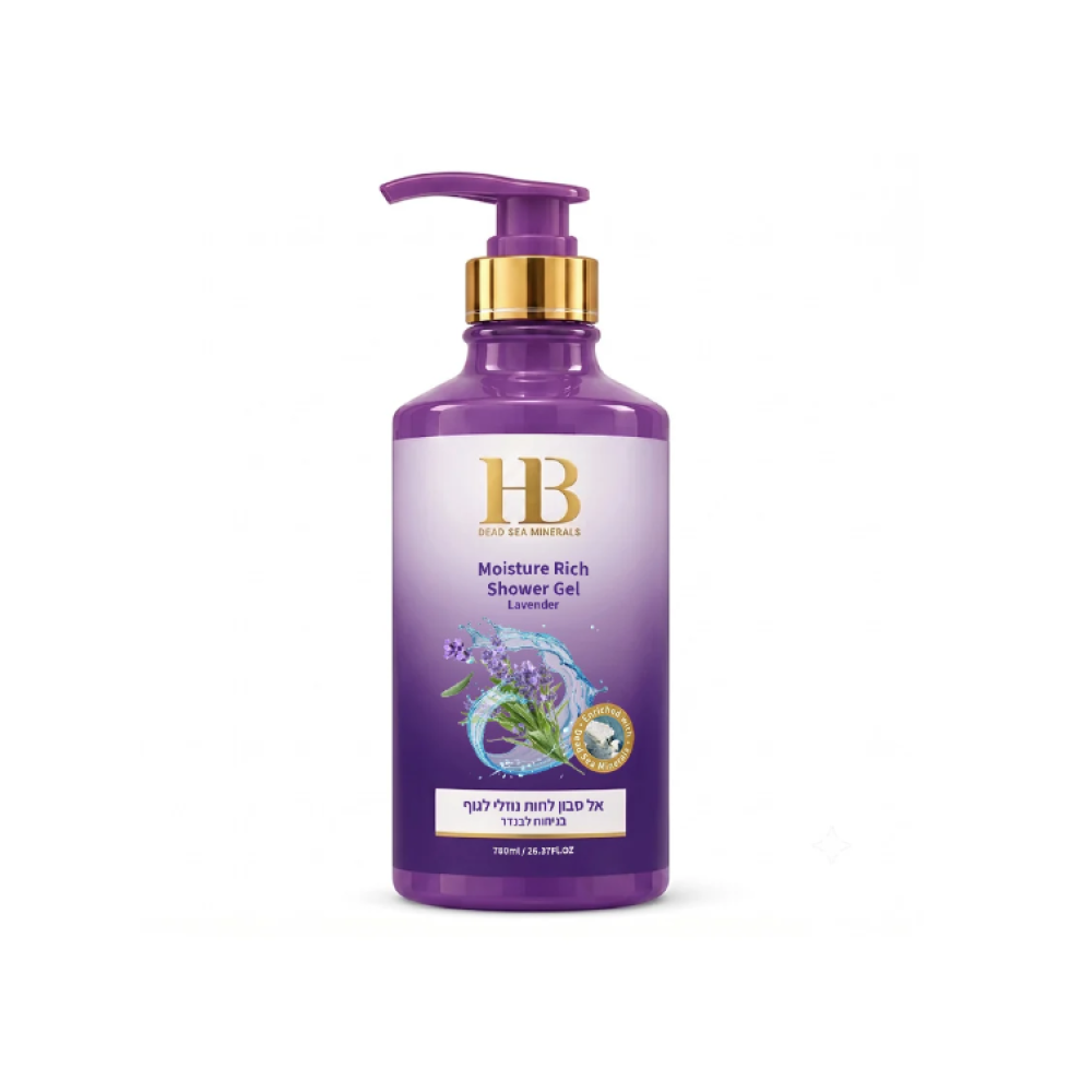 HEALTH&BEAUTY Moisture Rich Shower Cream Lavender, 780ml (H&B00093)