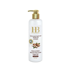 H&B Moist & Shine Argan Oil Hair Cream No-Rinse, 400ml