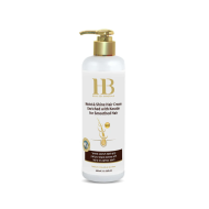 H&B Moist & Shine Silicone Hair Cream No-Rinse Enriched with Keratin, 400ml