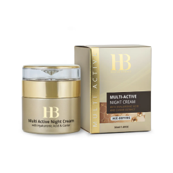 H&B PREMIUM LINE Multi-Active Night Cream with Hyaluronic acid and Caviar Extract