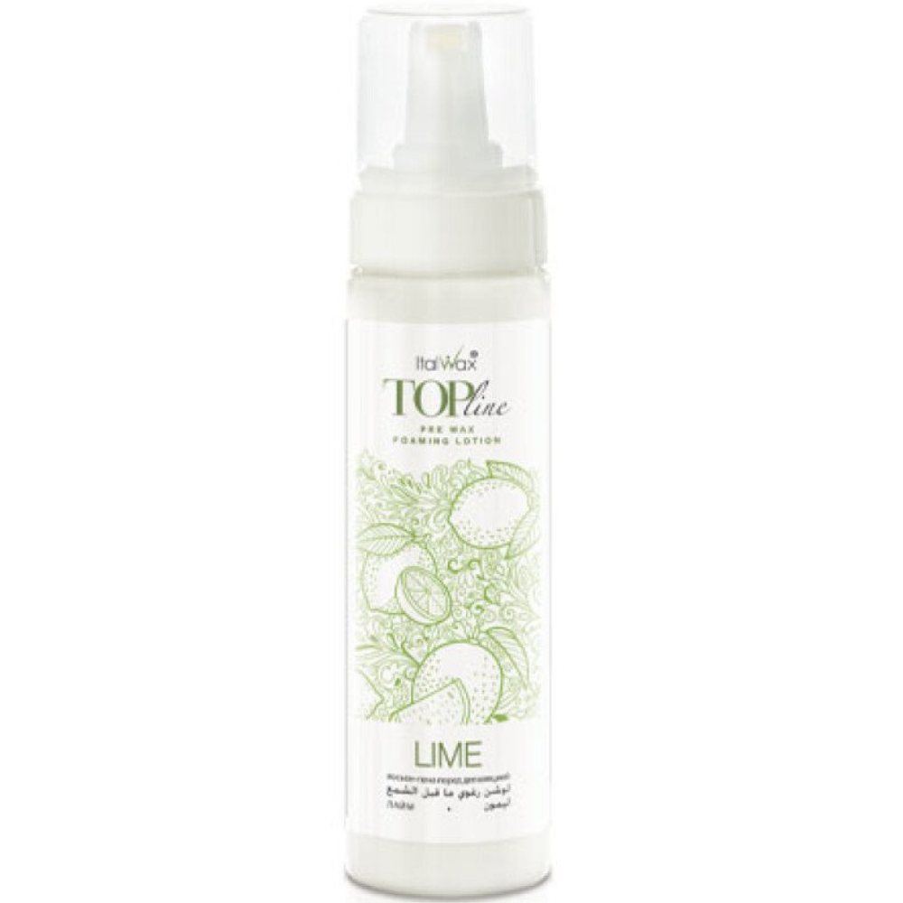 ItalWax Top Line Pre Wax Foaming Lotion LIME, 200ml (CPWF200)