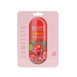 Jigott Camellia Real Ampoule Mask, 27ml