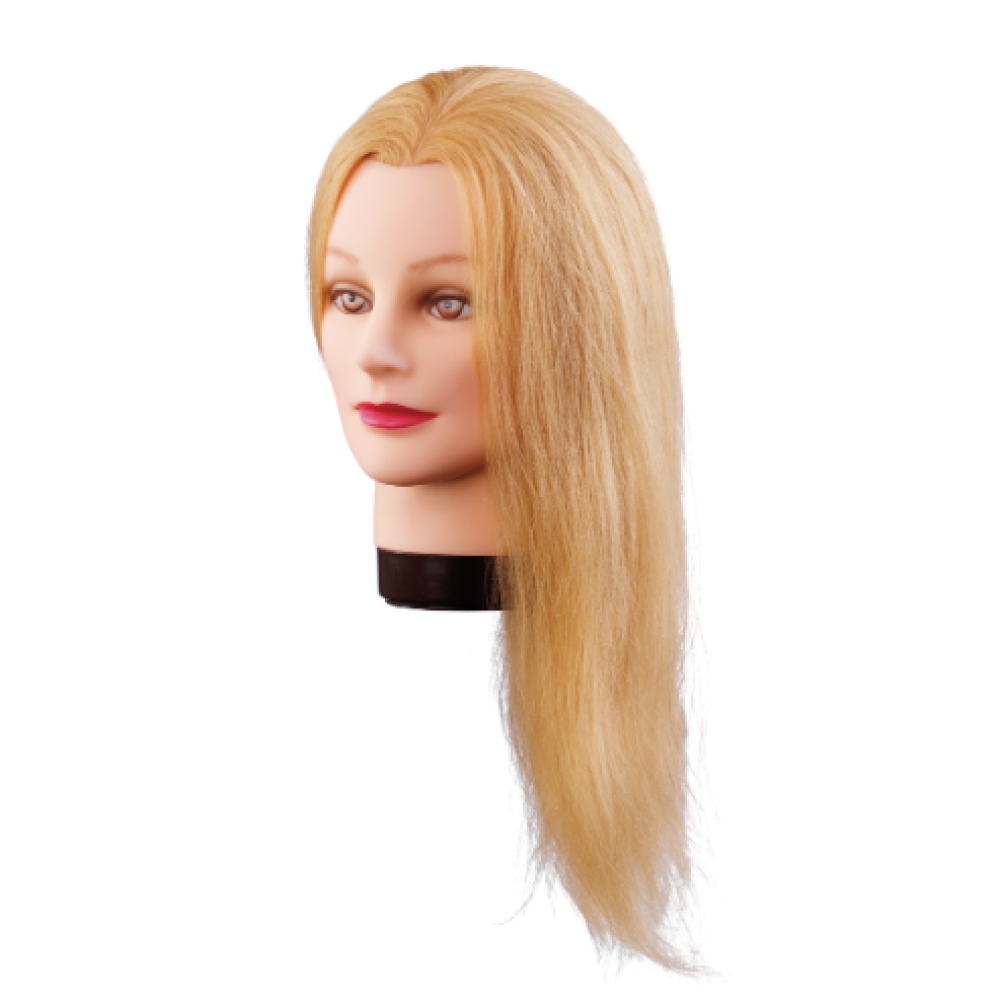 Manekena galva/manekens Lilly, blonde ar naturāliem matiem 40cm (7000833)