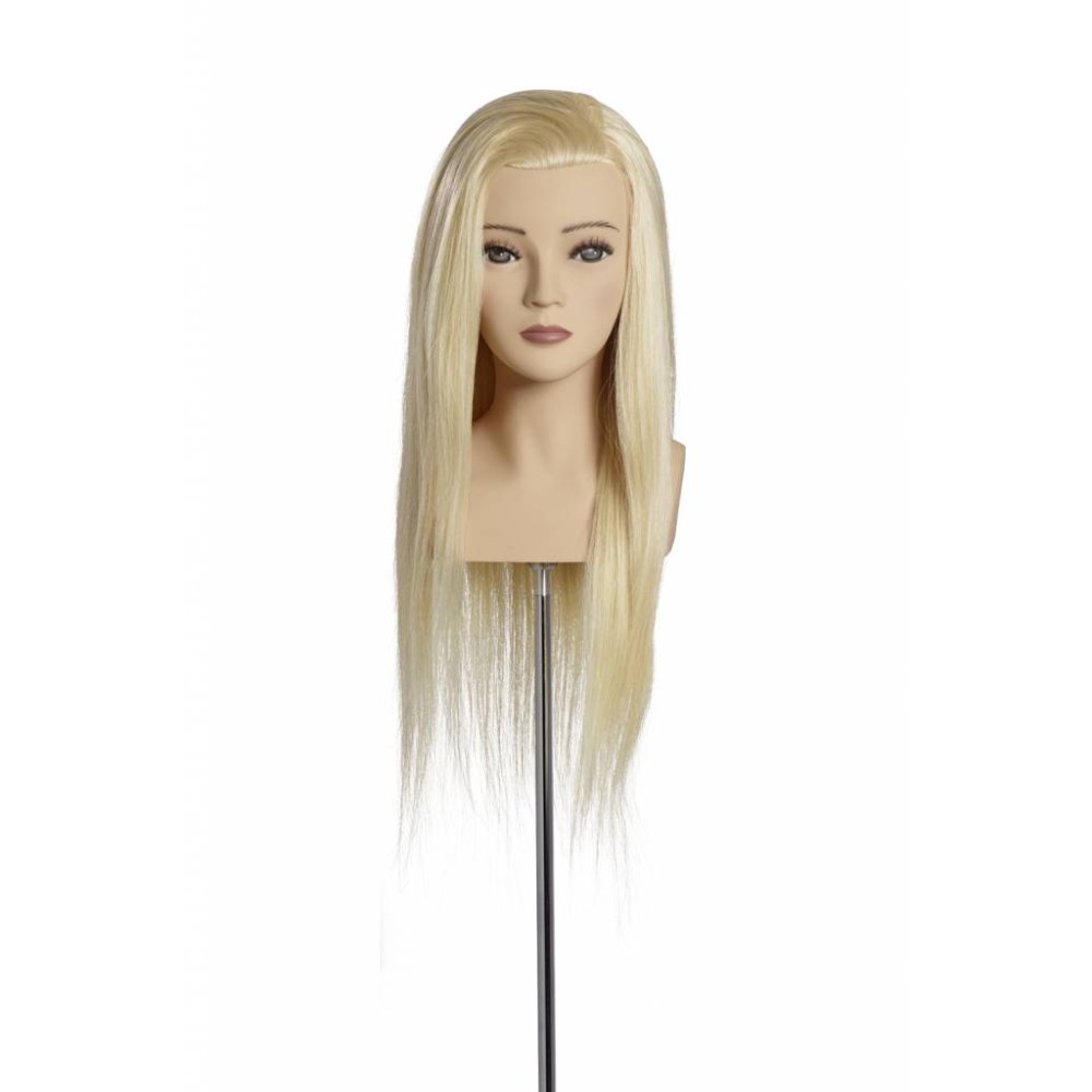 Training head Elena, 100% natural hairs, 50cm (man-gal-elena)