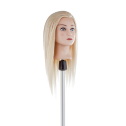 Helga Mannequin Head, Blonde — Natural Hair, 50 cm