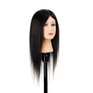 Katya Mannequin Head, Brown — Natural Hair, 35-40cm